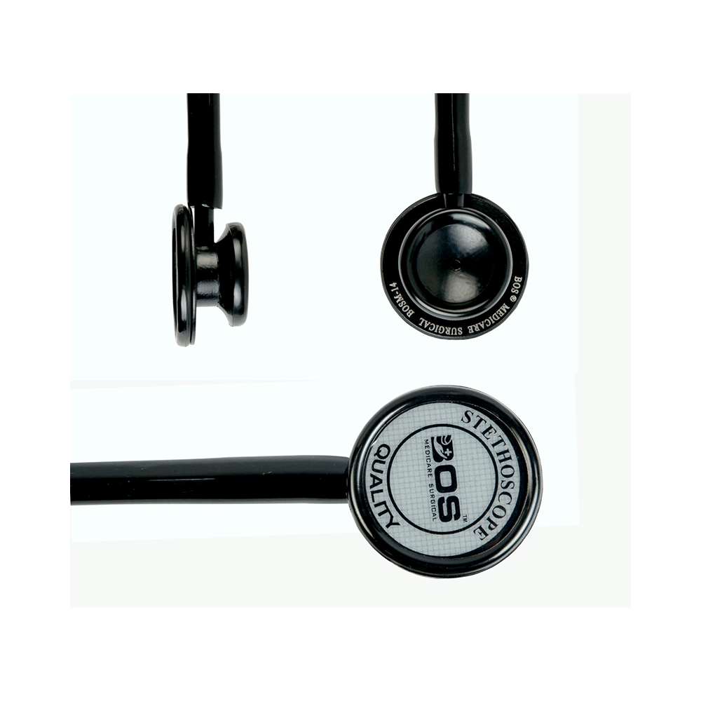 Bos Medicare Surgical Stethoscope Super Black - Image 3