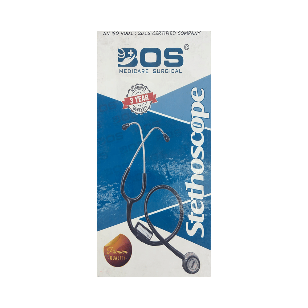 Bos Medicare Surgical Stethoscope Super Black - Image 1
