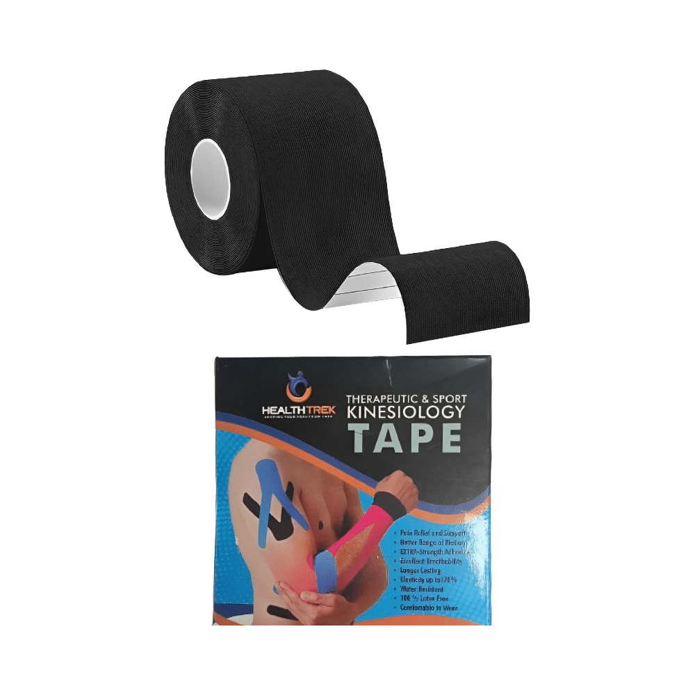 Healthtrek Kinesiology Tape for Physiotherapy Black - Image 2