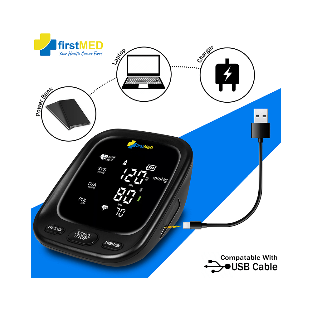 Firstmed FM 05 Arm's Blood Pressure Monitor Black - Image 4