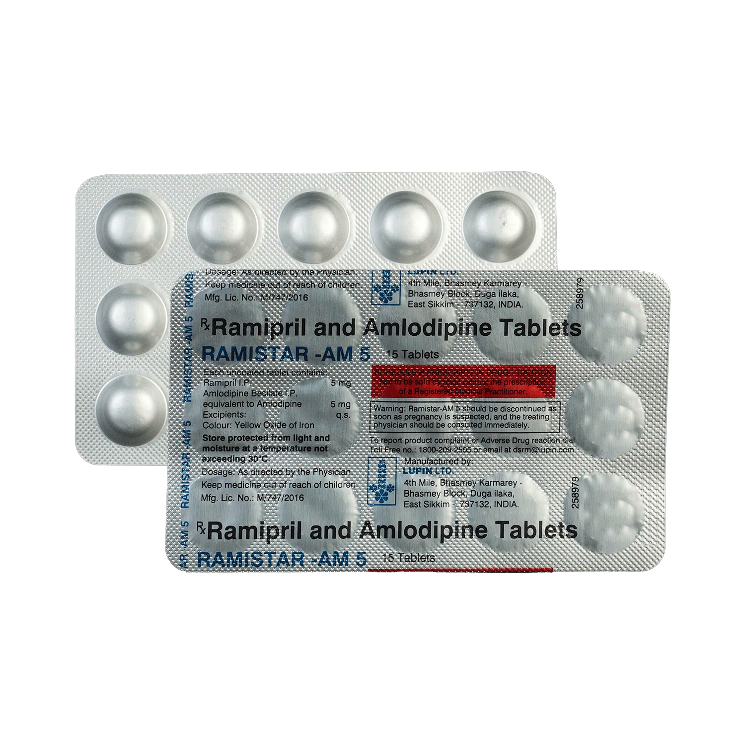 Ramistar-AM 5 Tablet - Image 1