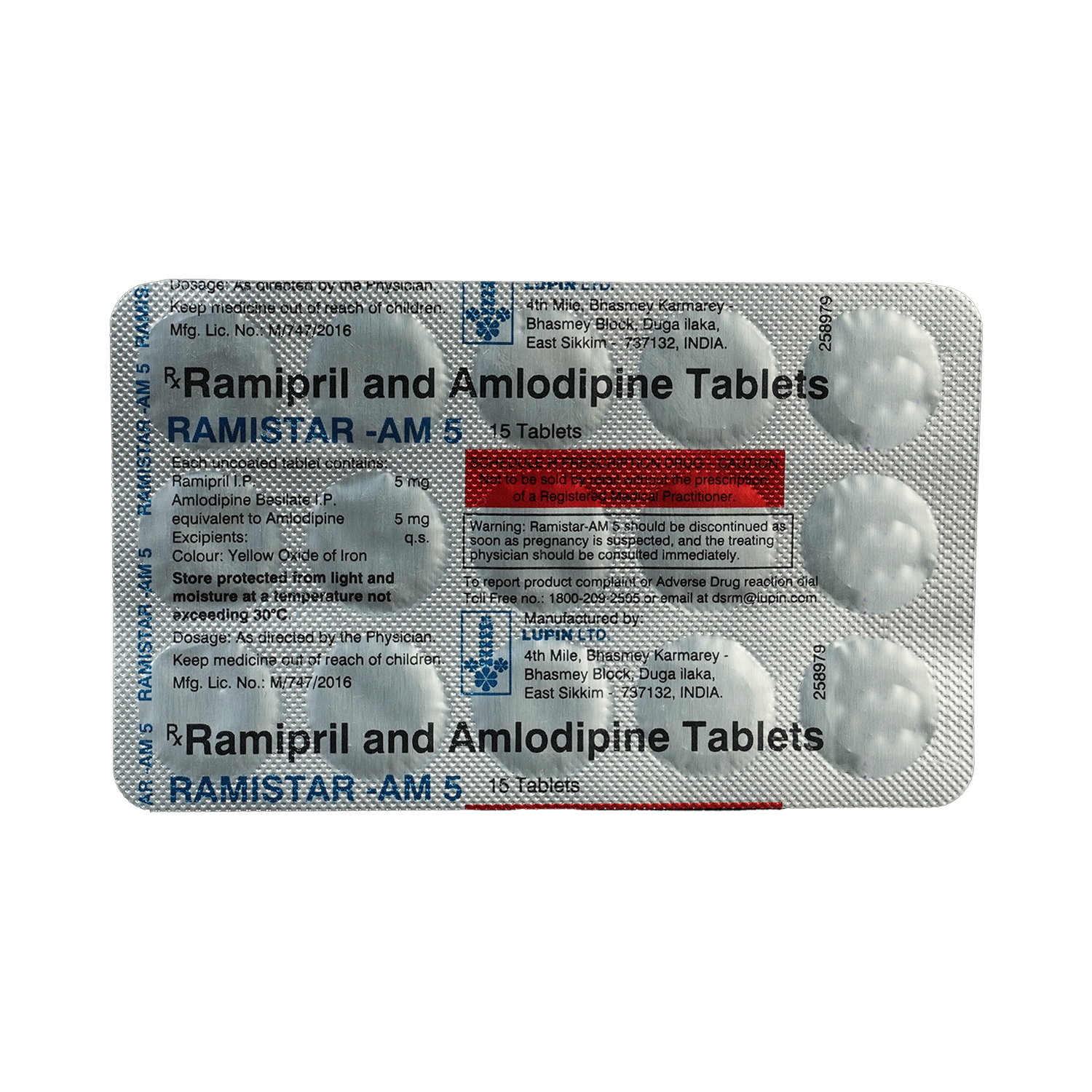 Ramistar-AM 5 Tablet - Image 3