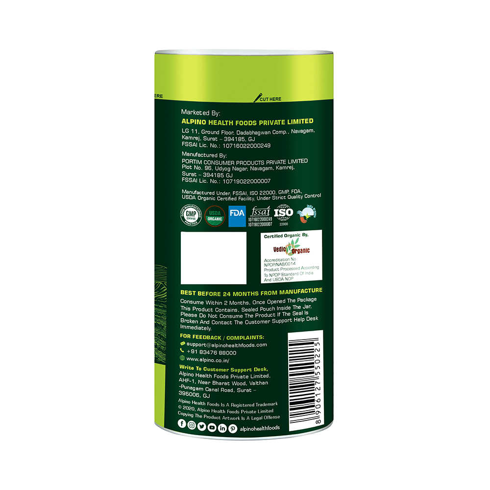 Alpino Organic Green Tea (100gm Each) Tulsi - Image 2