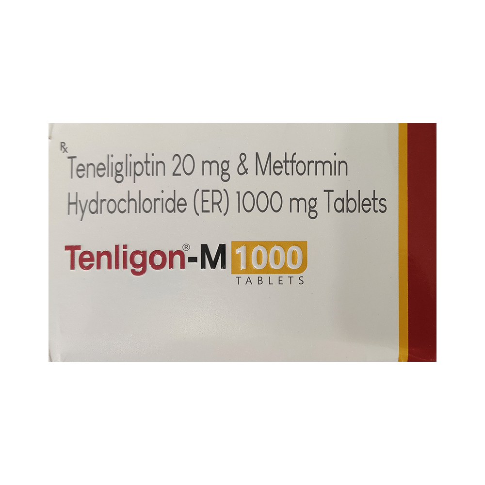 Tenligon-M 1000 Tablet ER - Image 1