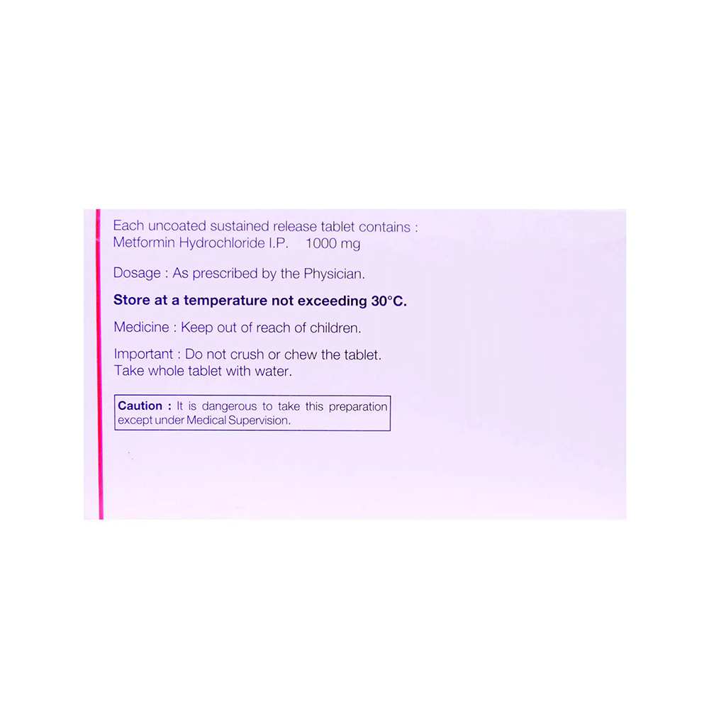 Gluformin XL New 1000 Tablet PR - Image 2