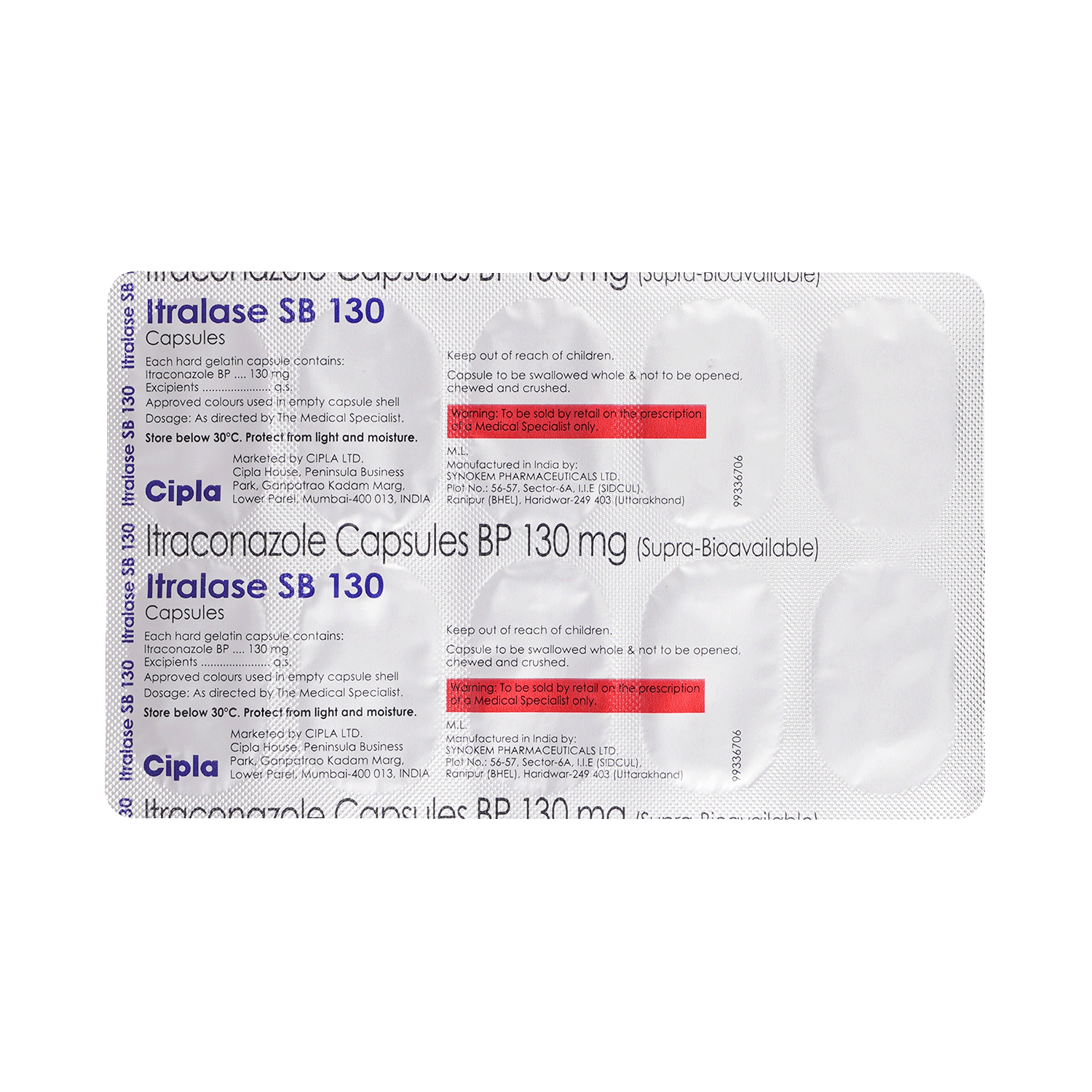 Itralase SB 130mg Capsule - Image 6
