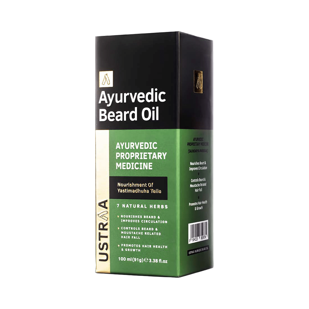 Ustraa Ayurvedic Beard Oil - Image 1