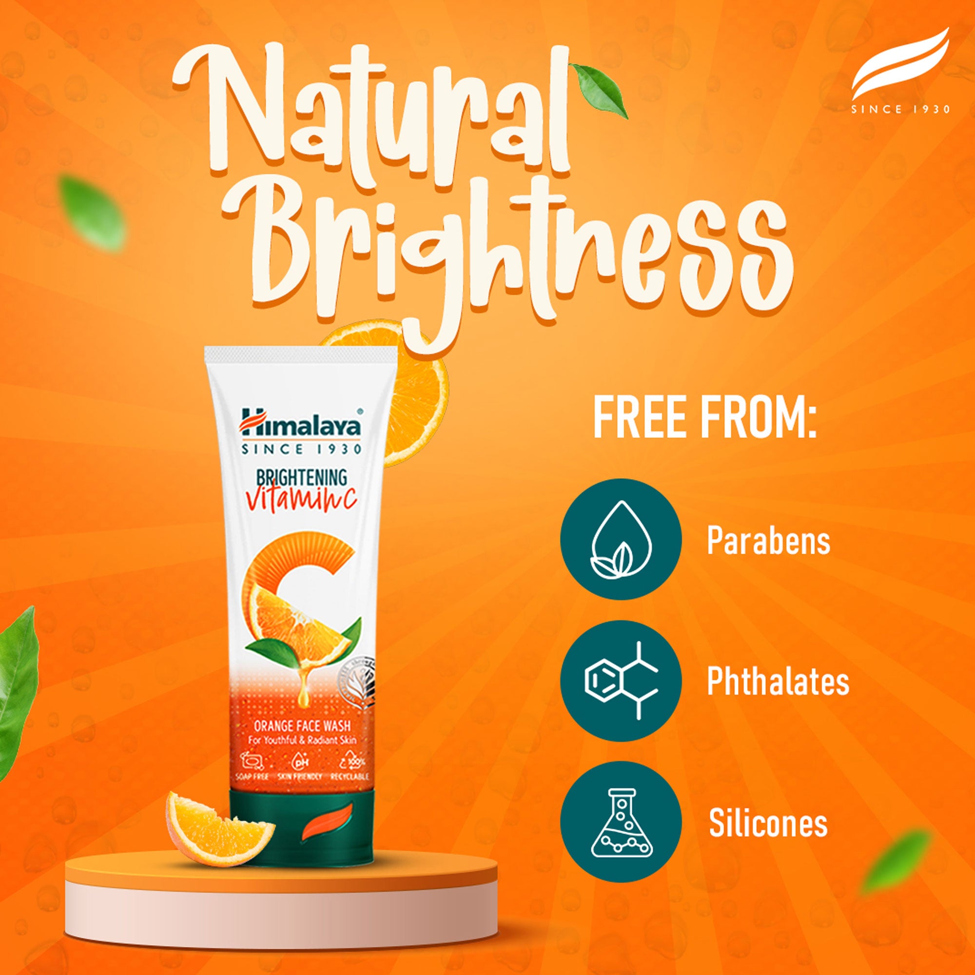 Himalaya Brightening Vitamin C Orange Face Wash - Image 3