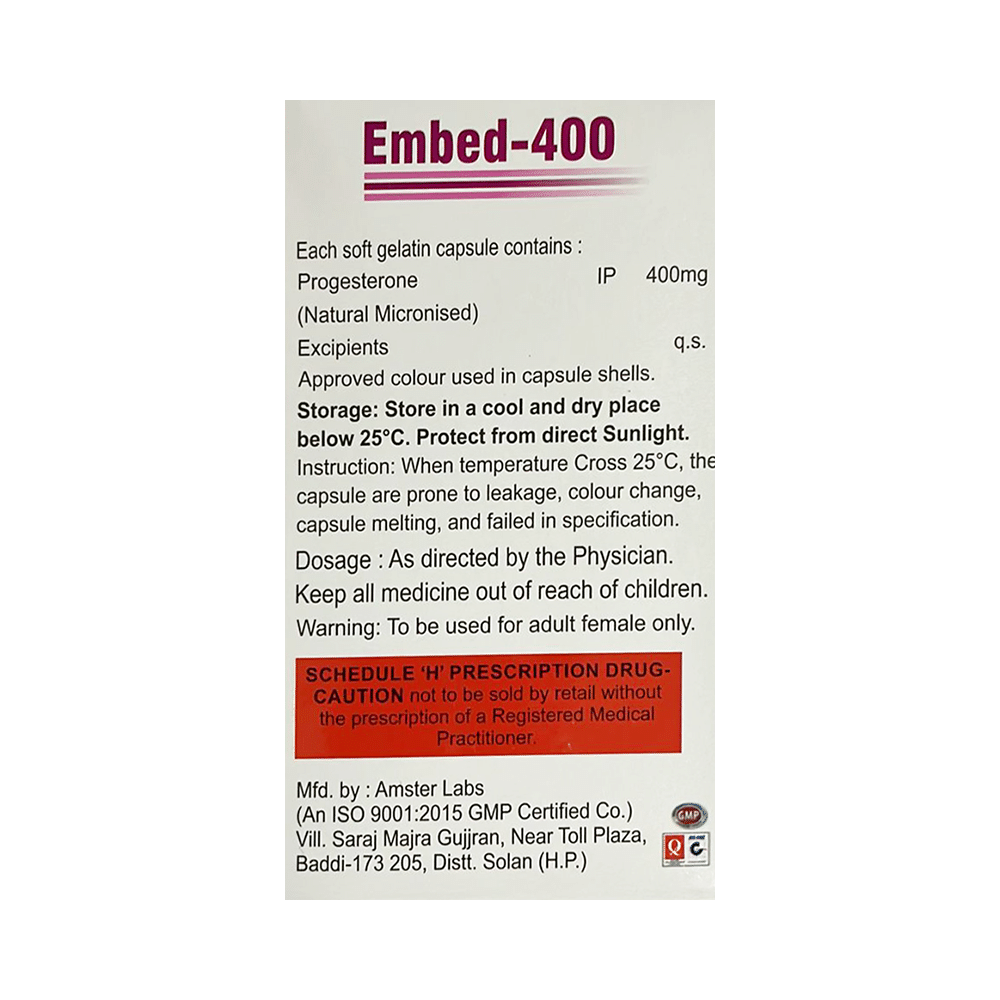 Embed 400 Softgel Capsule - Image 2
