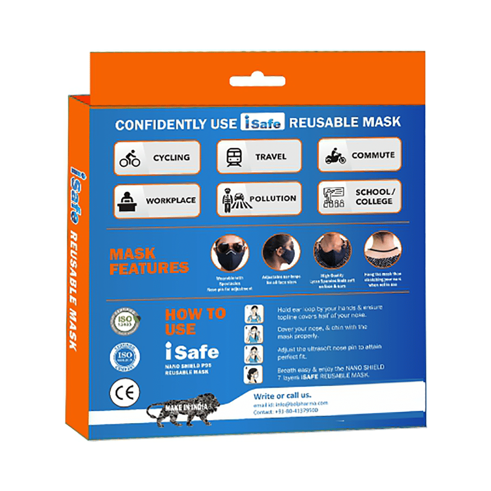 i Safe Nano Shield P95 Reusable Mask - Image 3