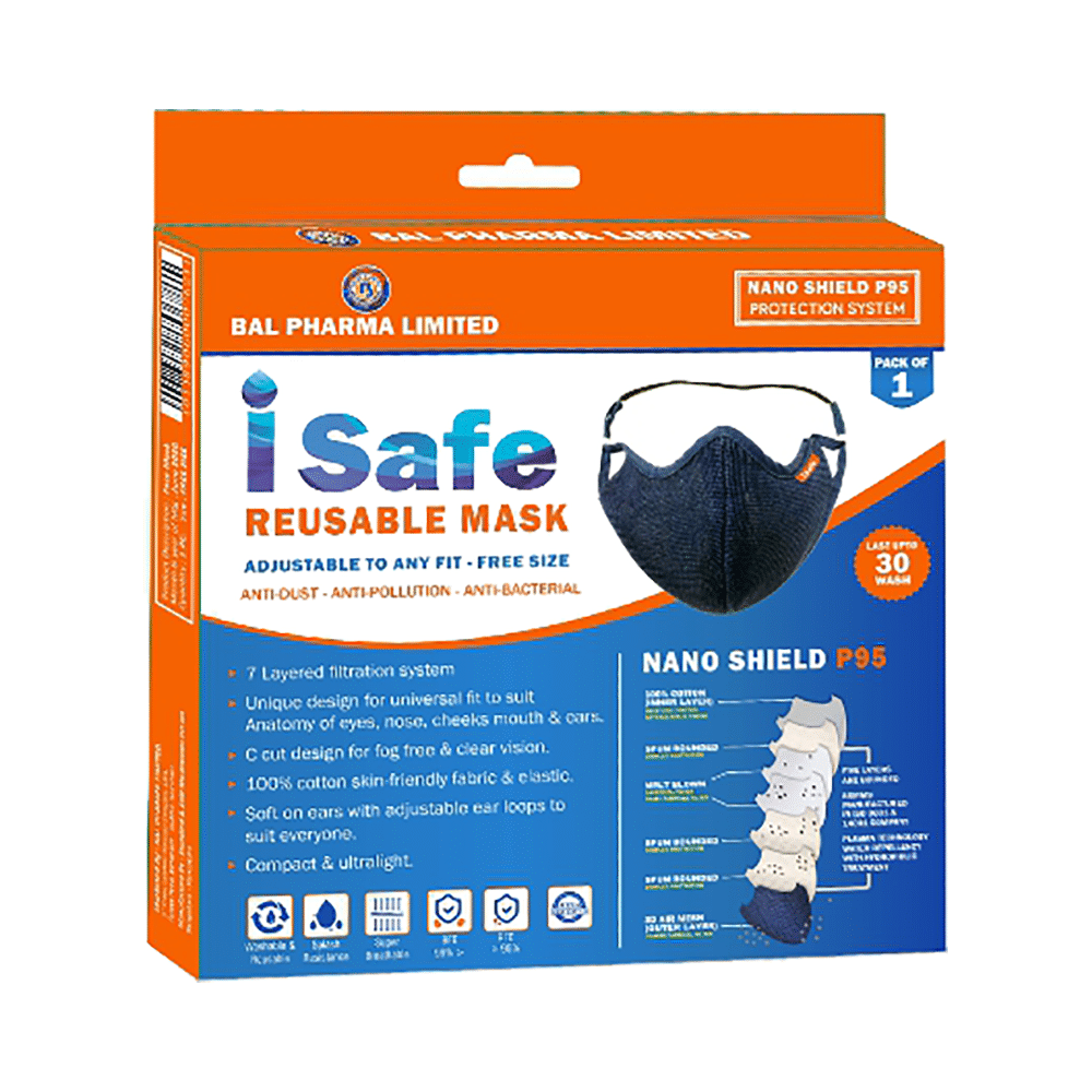 i Safe Nano Shield P95 Reusable Mask - Image 2