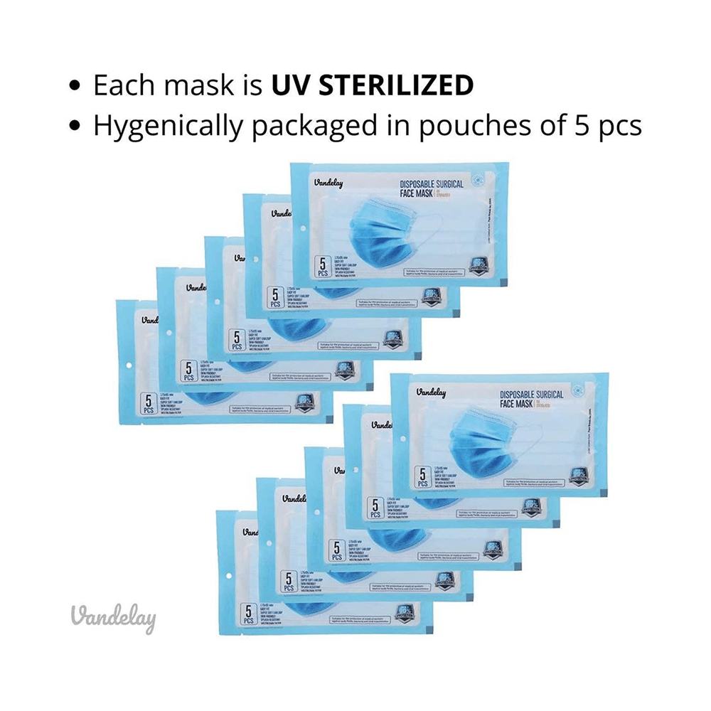 Vandelay 3 Ply Disposable Surgical Face Mask - Image 4