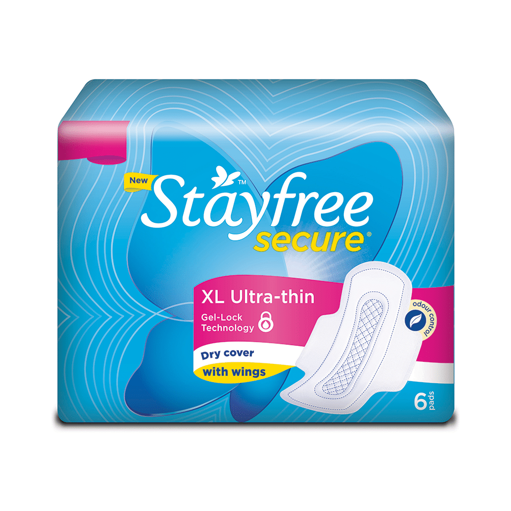 Stayfree Secure Ultra-Thin Pads XL