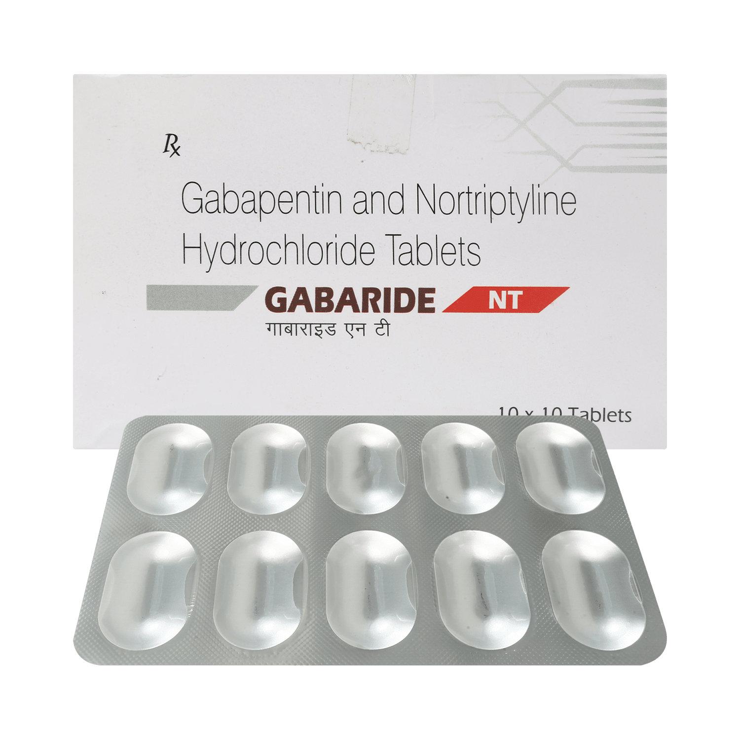 Gabaride NT 400 mg/10 mg Tablet