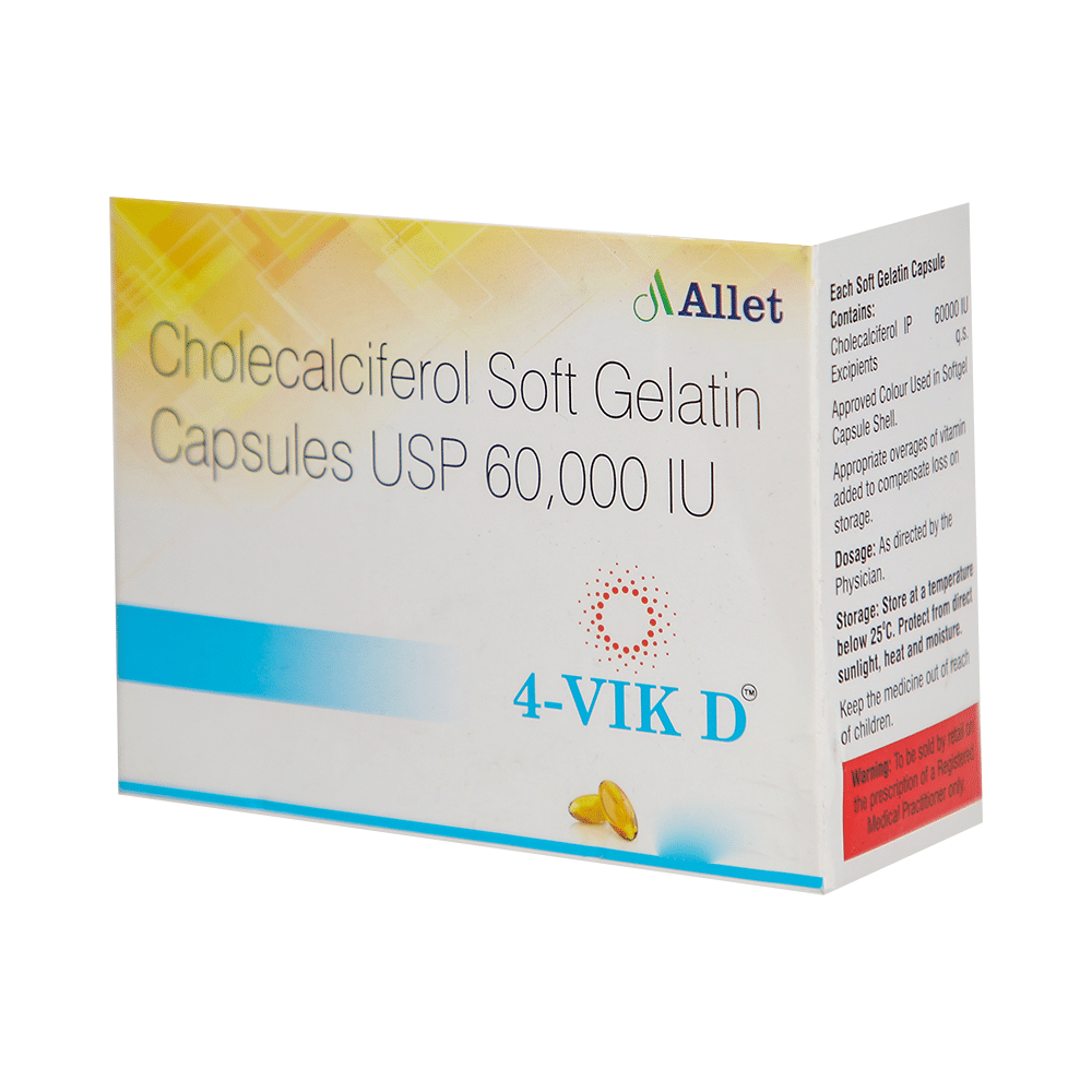 4-Vik D Soft Gelatin Capsule - Image 1