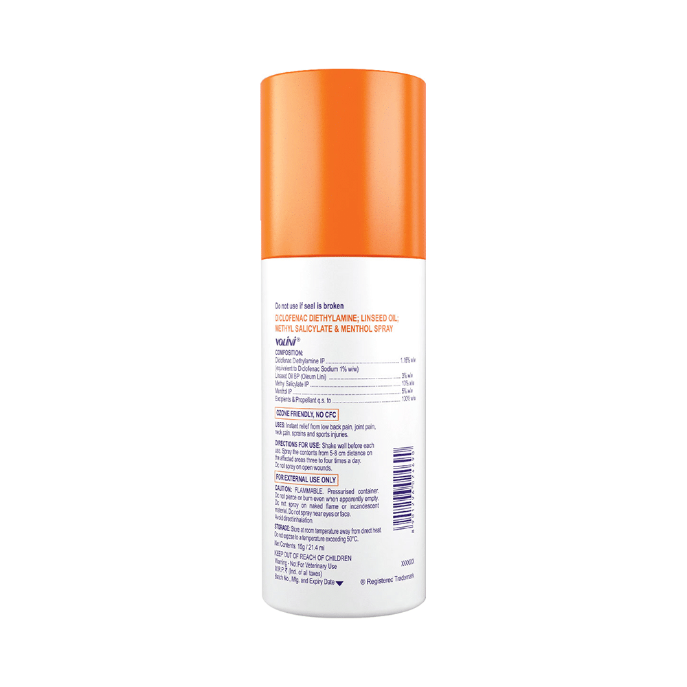 Volini Spray for Sprain, Muscle and Joint Pain Relief | Quick Action | Long-Lasting Relief - Image 3