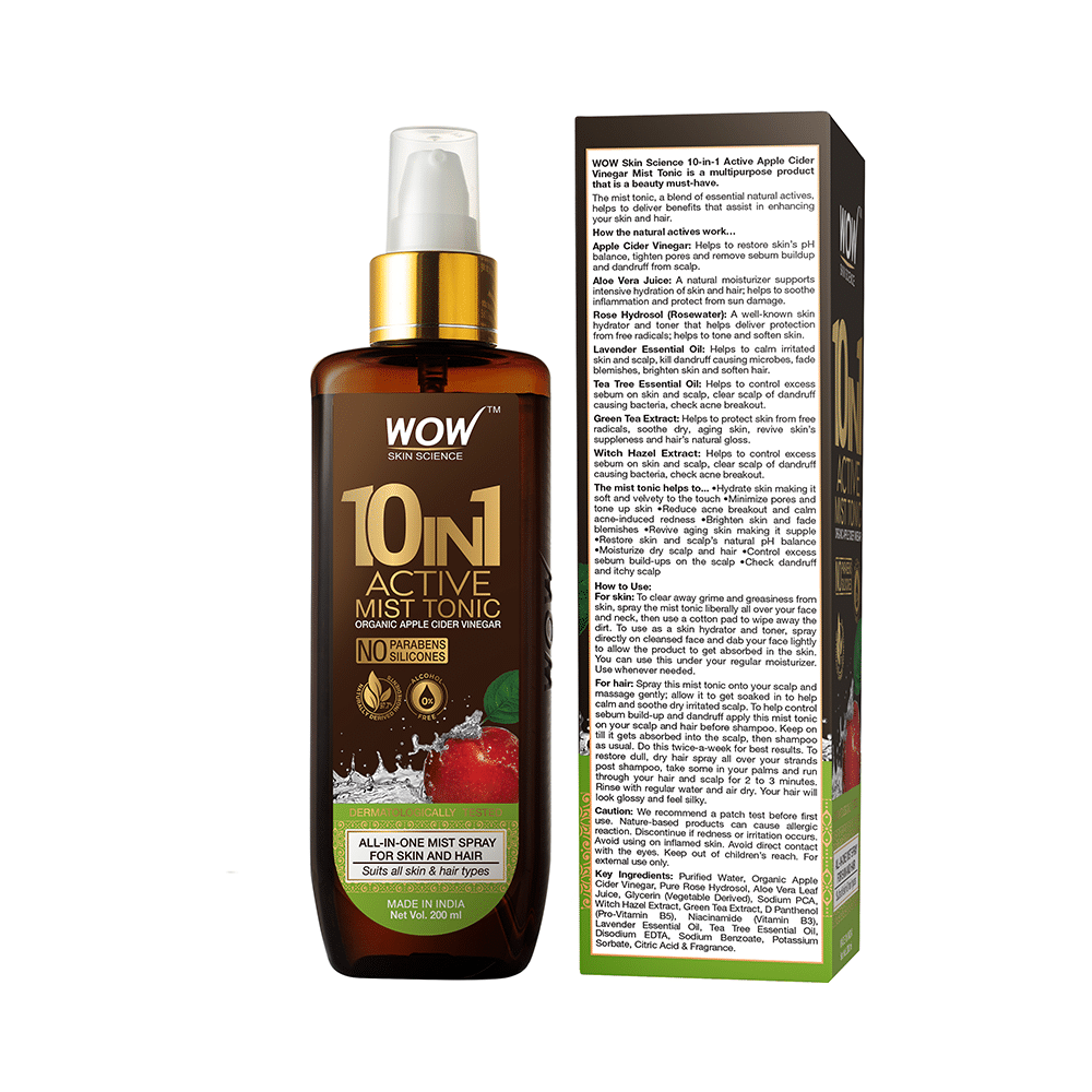 WOW Skin Science 10 in 1 Active Mist Tonic Apple Cider Vinegar - Image 2