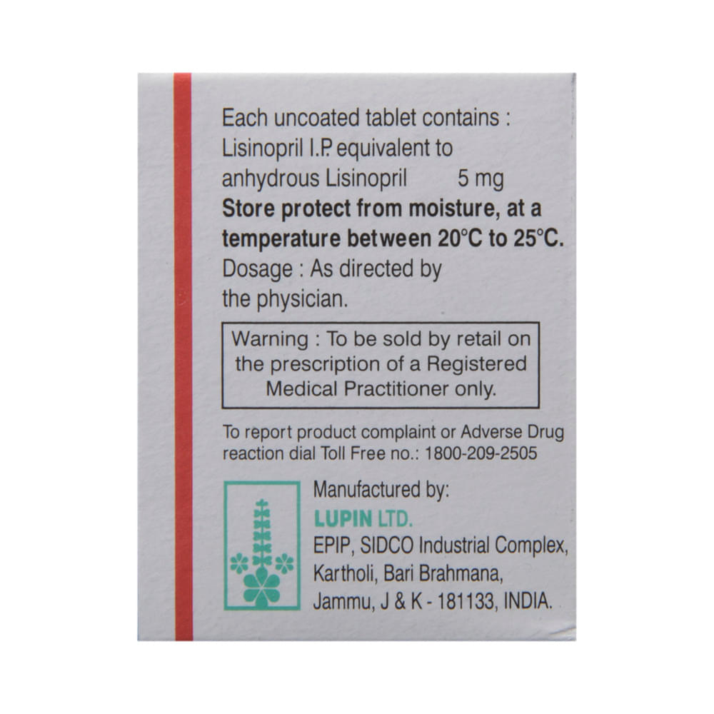 Lipril 5 Tablet - Image 3