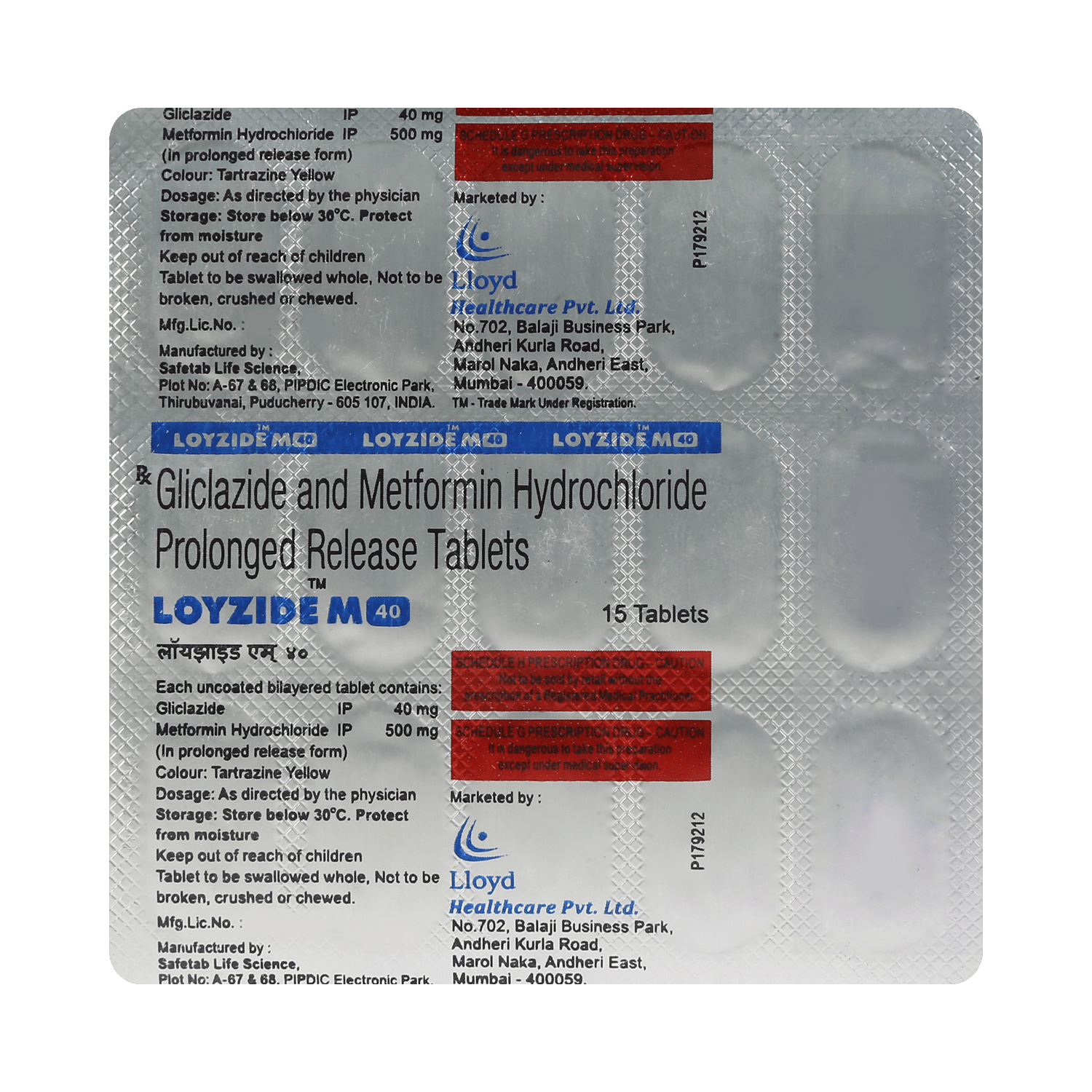 Loyzide M 40mg/500mg Tablet - Image 3