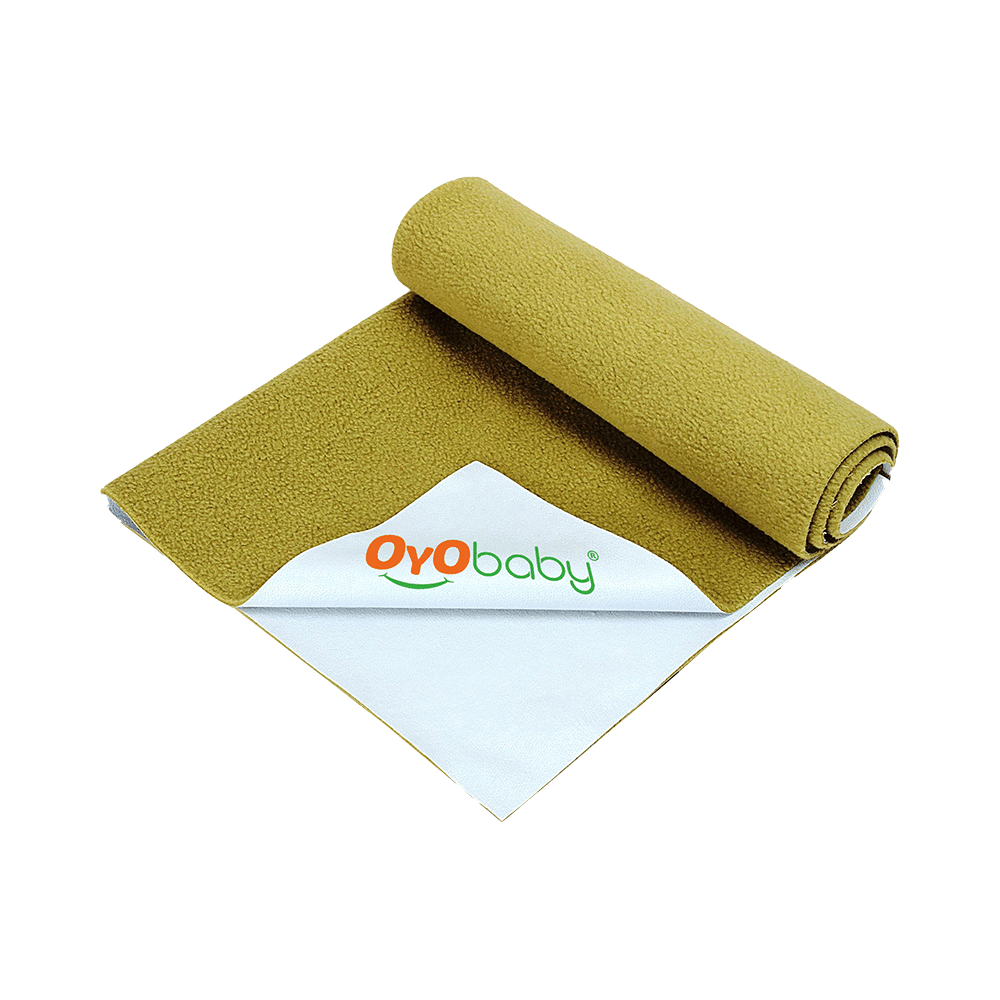 Oyo Baby Waterproof Rubber Sheet Large Gold
