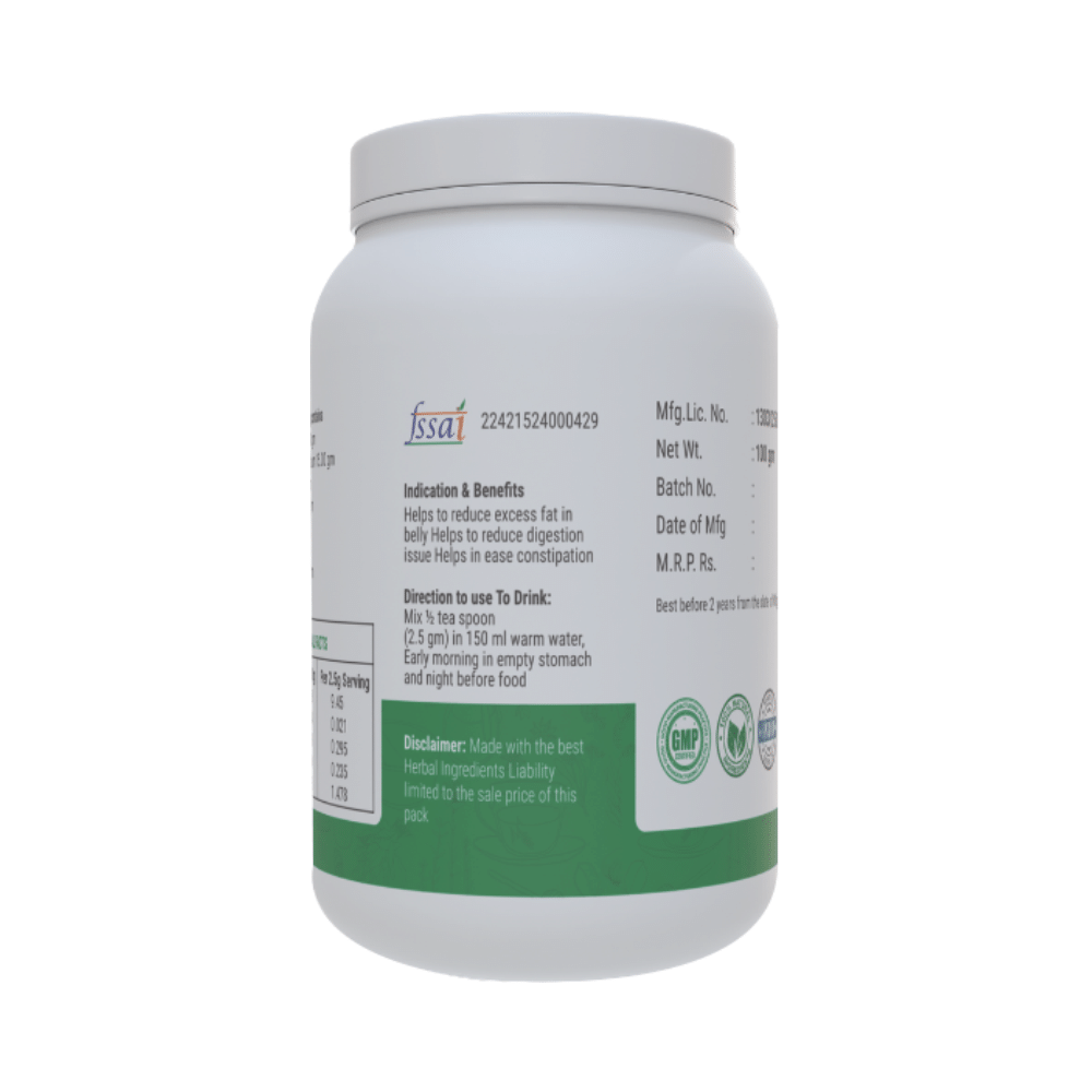 Herbal N Combo Pack of Natural Slim Care Powder 100gm & Ortho Pain Relief Oil 50ml - Image 4
