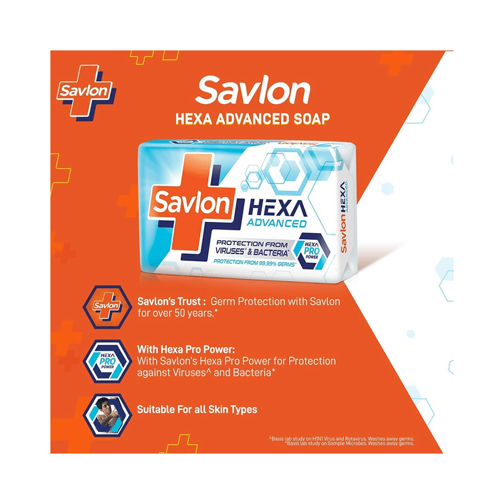Savlon Hexa Advanced Soap 75gm Each (Buy 3 Get 1 Free) - Image 5