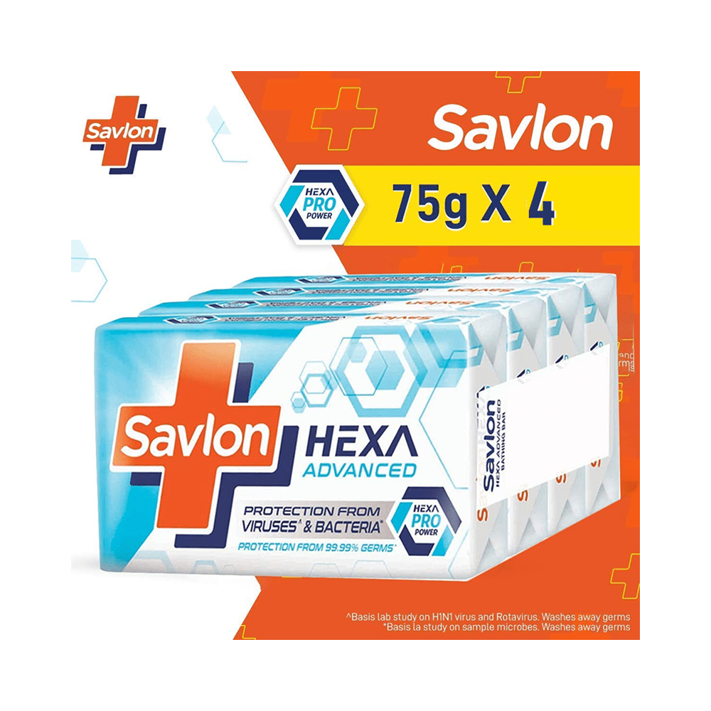 Savlon Hexa Advanced Soap 75gm Each (Buy 3 Get 1 Free) - Image 6