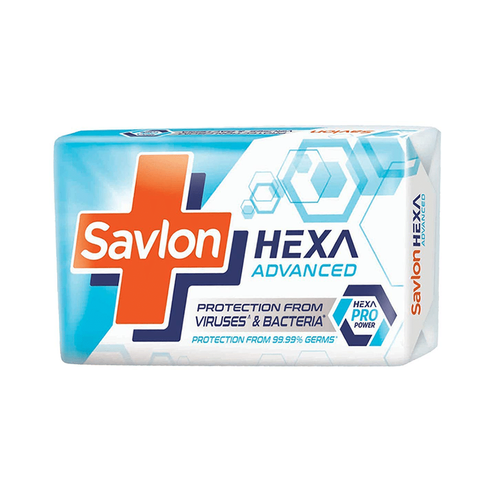 Savlon Hexa Advanced Soap 75gm Each (Buy 3 Get 1 Free) - Image 1