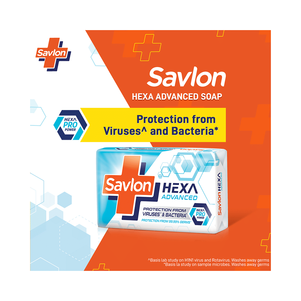 Savlon Hexa Advanced Soap 75gm Each (Buy 3 Get 1 Free) - Image 4