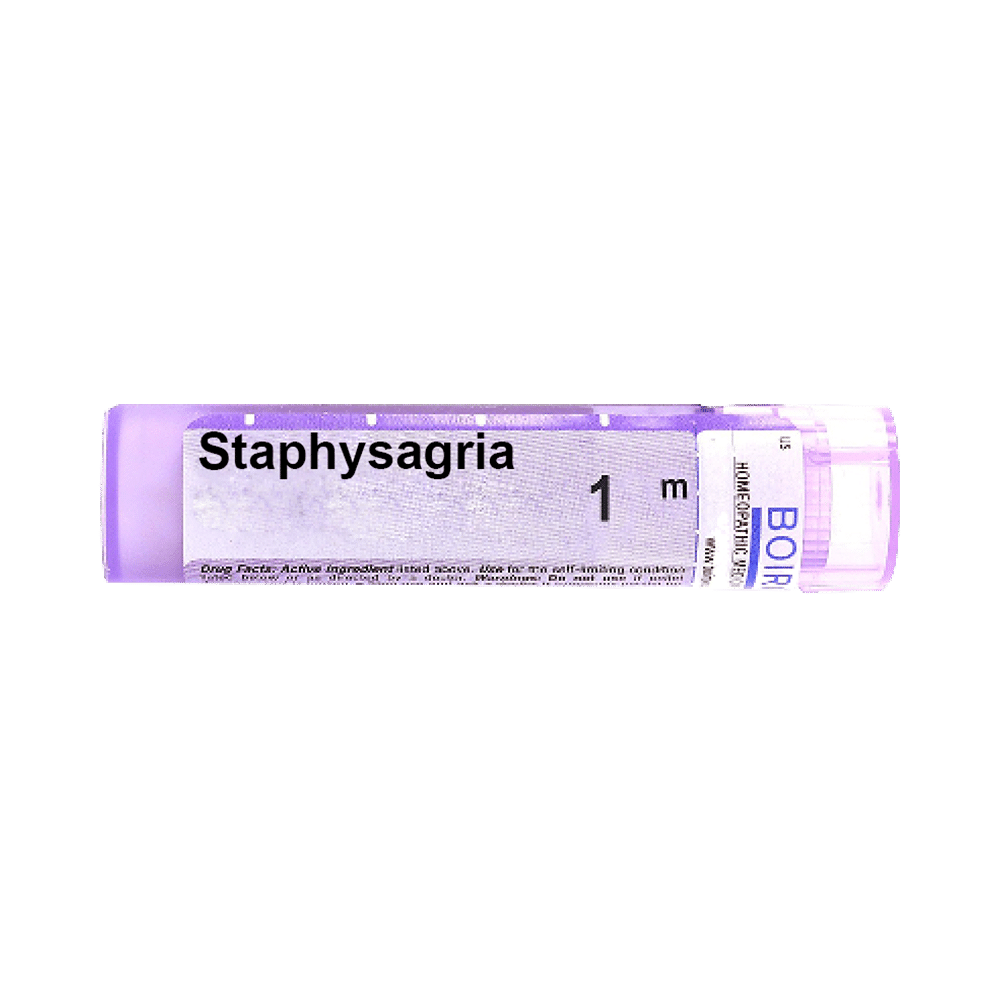Boiron Staphysagria Single Dose Approx 200 Microgranules 1000 CH - Image 1