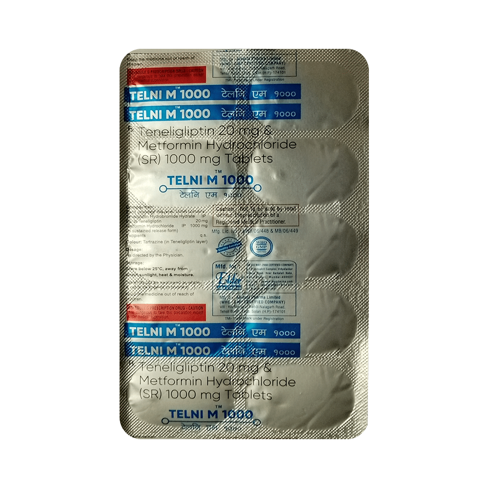 Telni M 1000 Tablet SR - Image 5