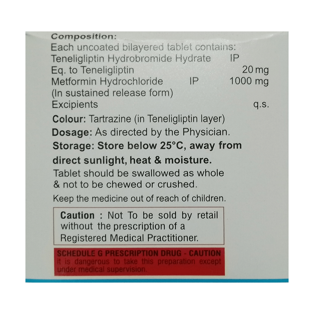 Telni M 1000 Tablet SR - Image 2