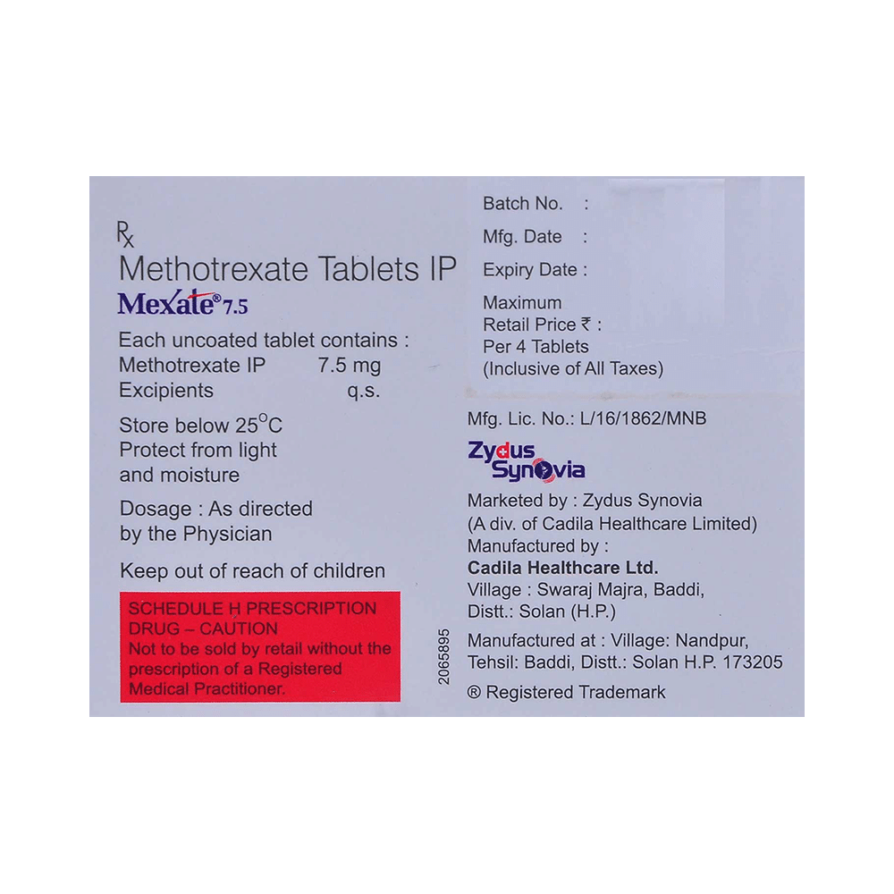 Mexate 7.5 Tablet - Image 2