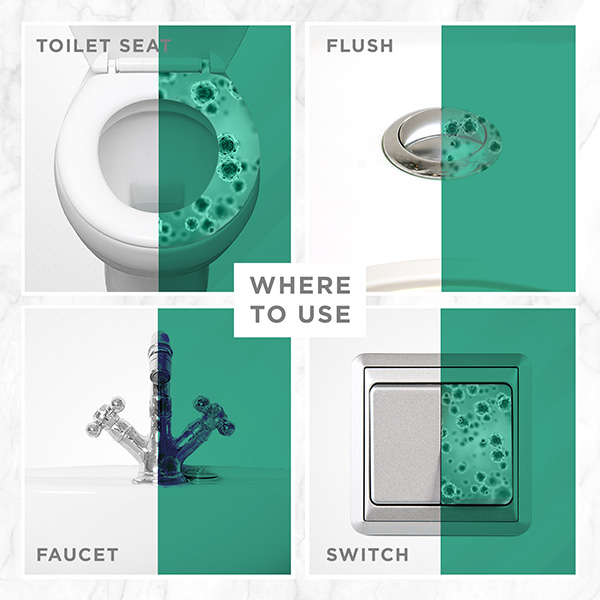 Pee Safe Toilet Seat Sanitizer Spray Lavender - Image 3