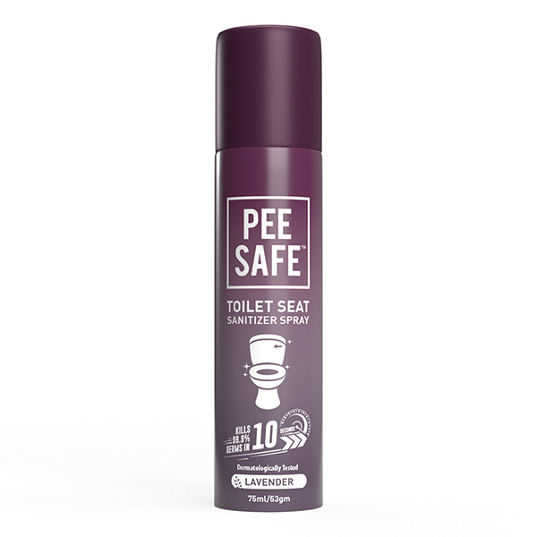 Pee Safe Toilet Seat Sanitizer Spray Lavender - Image 1