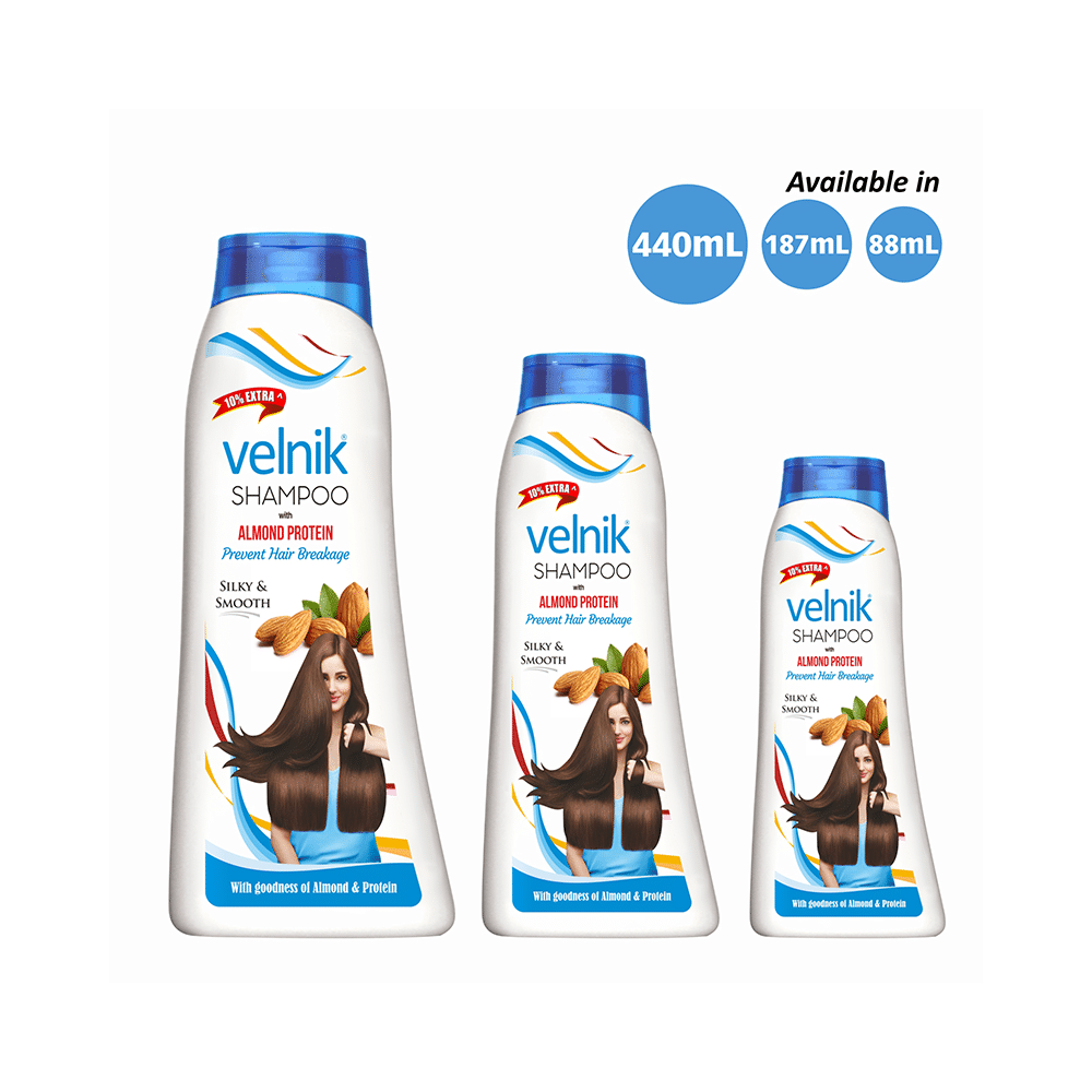 Velnik Shampoo with Almond Protein (88ml Each) - Image 5
