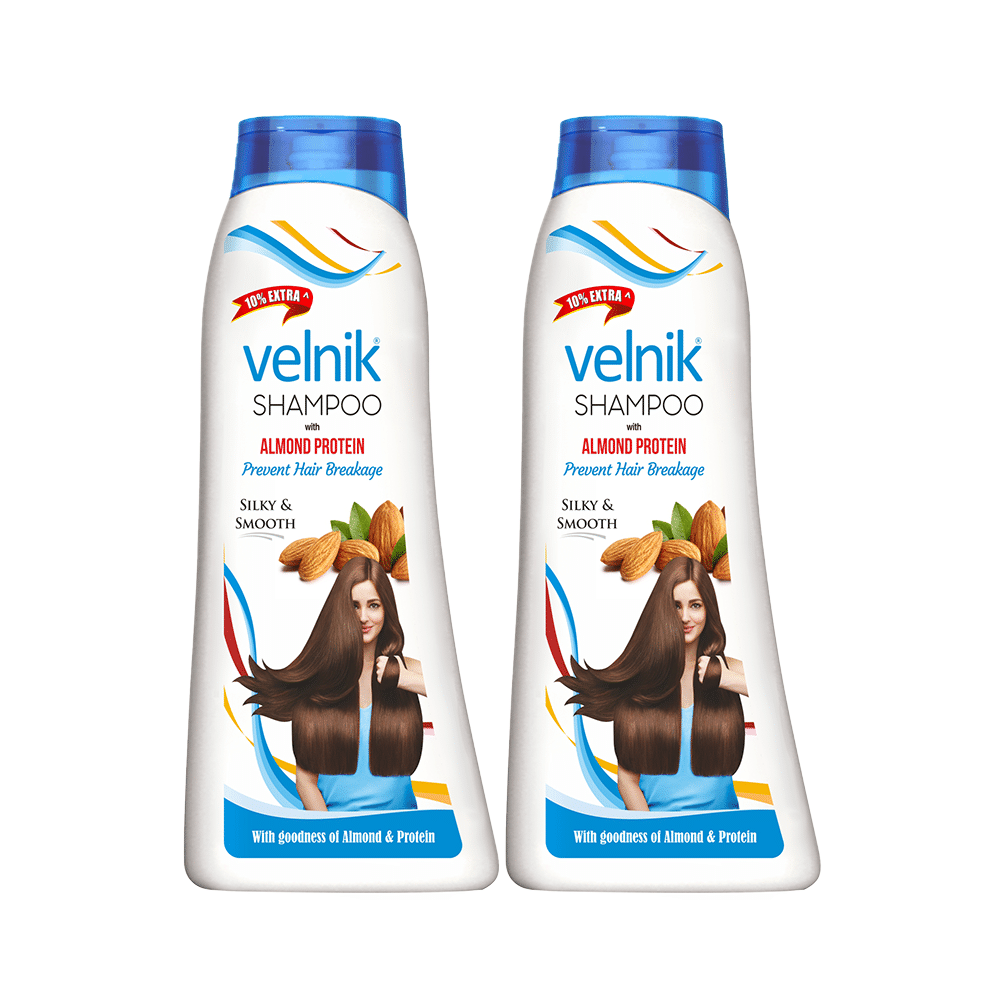 Velnik Shampoo with Almond Protein (88ml Each)