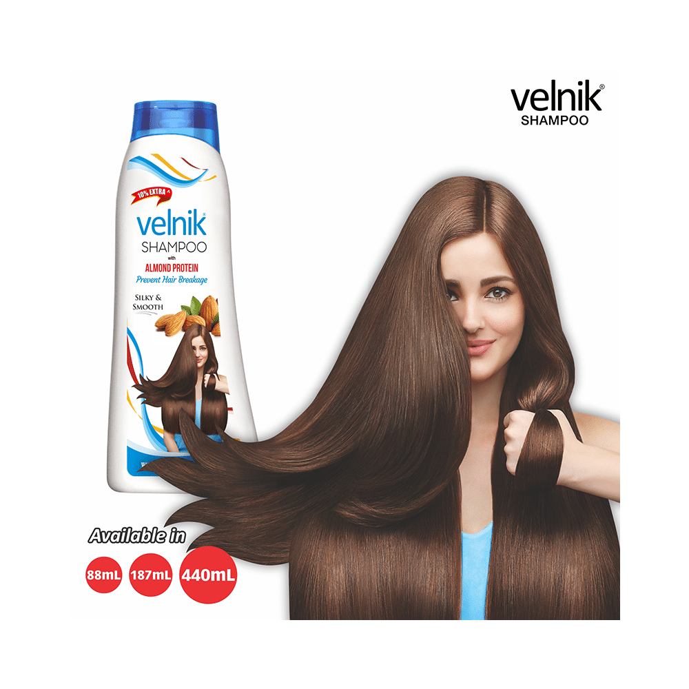 Velnik Shampoo with Almond Protein (88ml Each) - Image 2