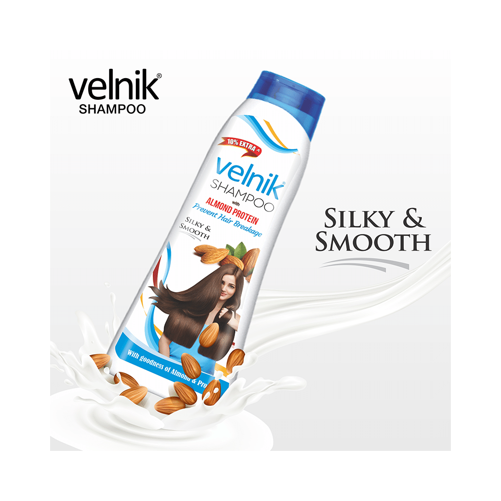 Velnik Shampoo with Almond Protein (88ml Each) - Image 6