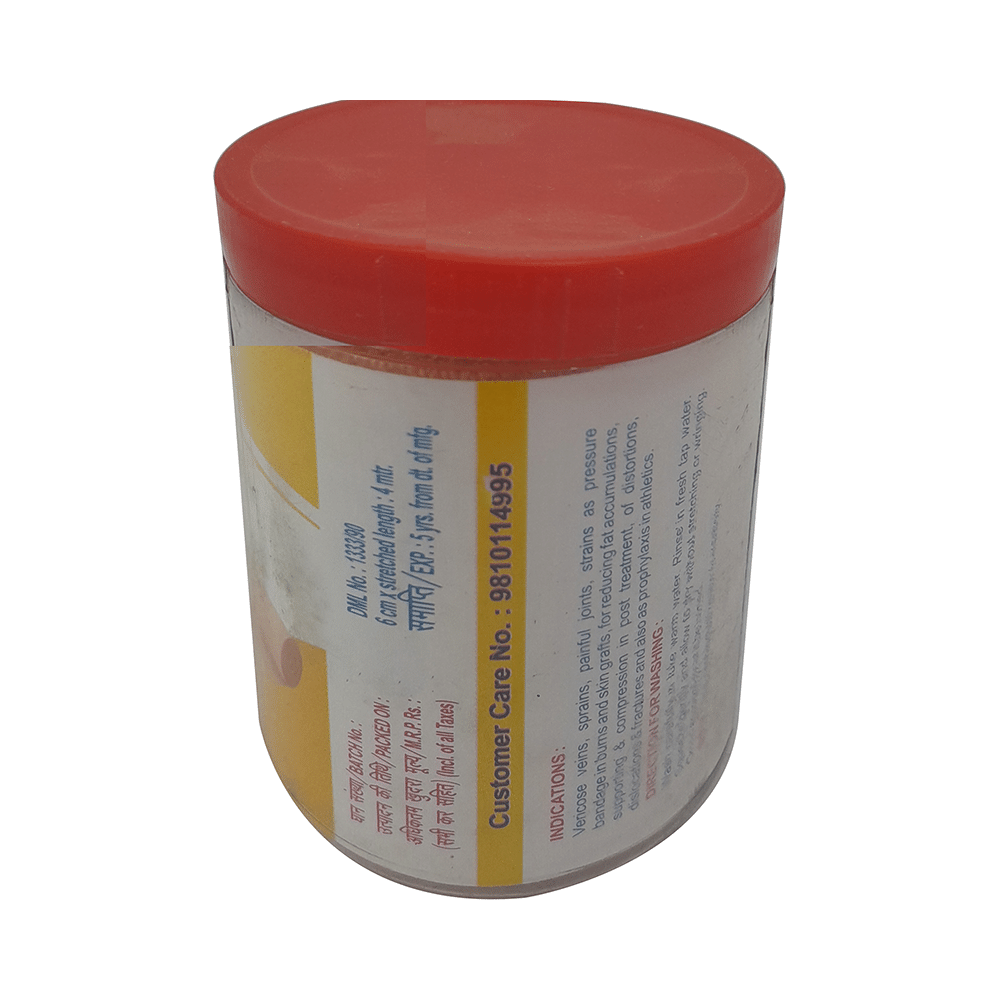 Acrux Crepe Cotton Bandage 6cm x 4m - Image 2