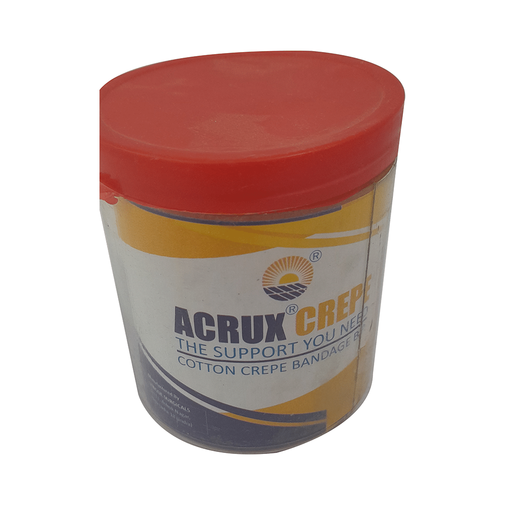 Acrux Crepe Cotton Bandage 6cm x 4m - Image 1
