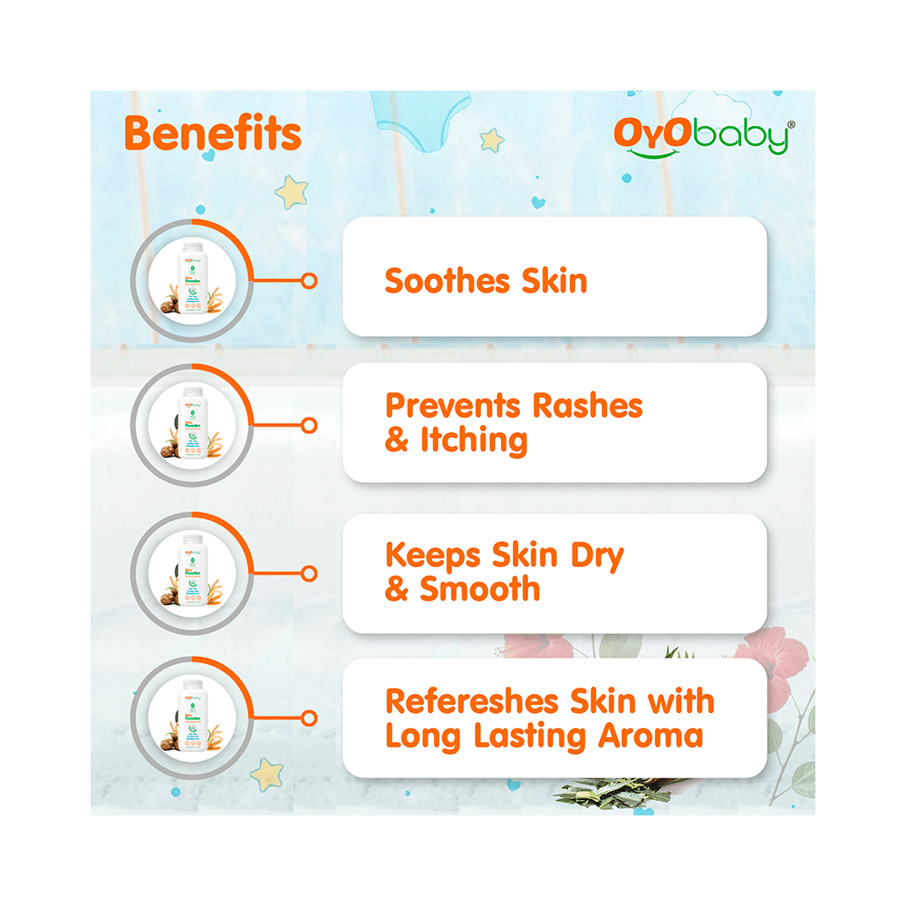 Oyo Baby Baby Powder with Arrowroot & Oat - Image 3