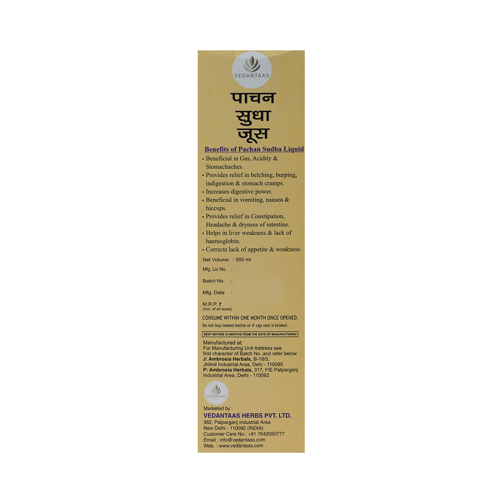 Vedantaas Pachan Sudha Juice - Image 4