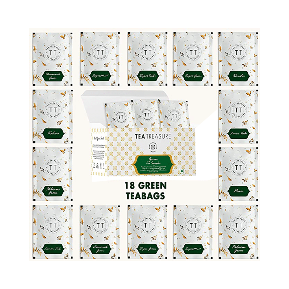 Tea Treasure Green Tea Bags (2gm Each)