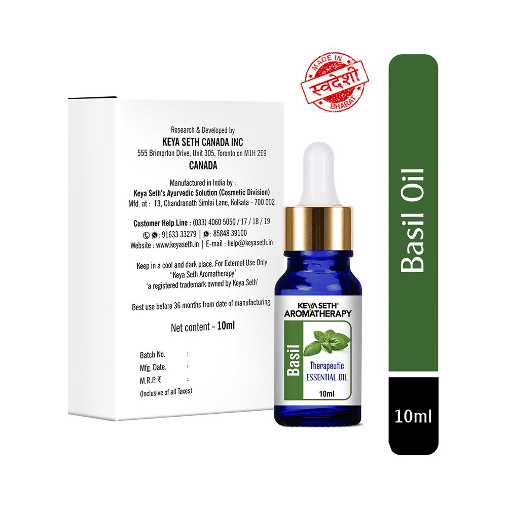 Keya Seth Aromatherapy Therapeutic Essential Oil Basil - Image 2