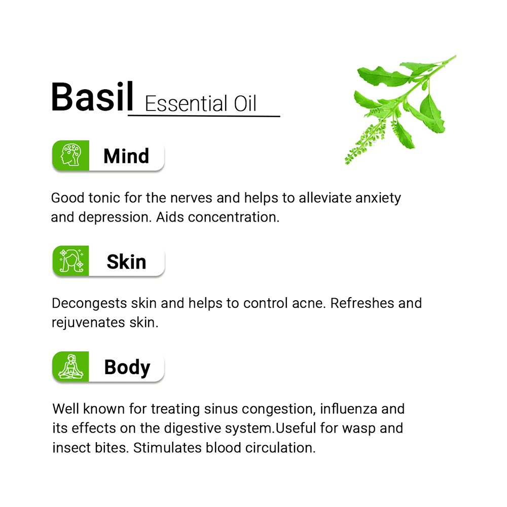 Keya Seth Aromatherapy Therapeutic Essential Oil Basil - Image 4