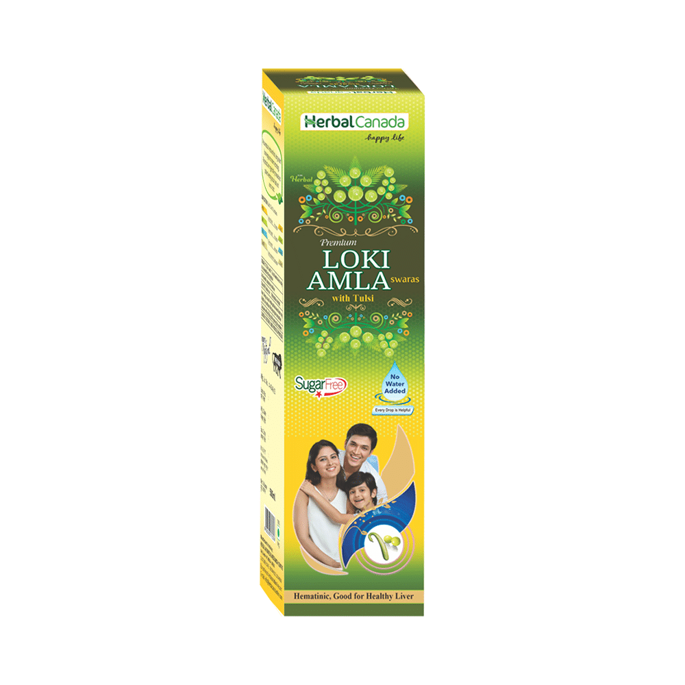Herbal Canada Herbal Premium Lauki Amla Swaras with Tulsi Sugar Free