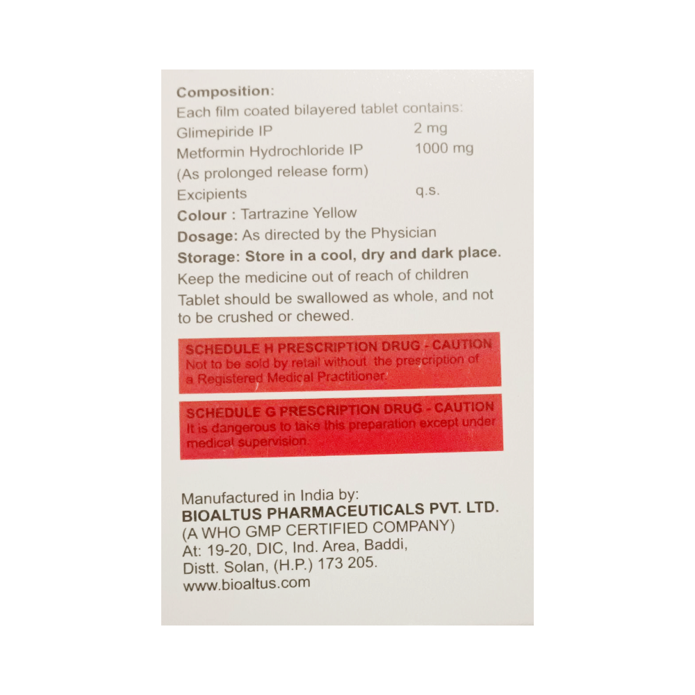 Glucowin-M 2 Forte Tablet PR - Image 2