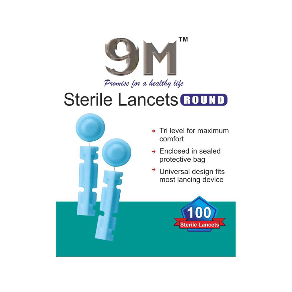 9M Sterile Lancets Round - Image 1