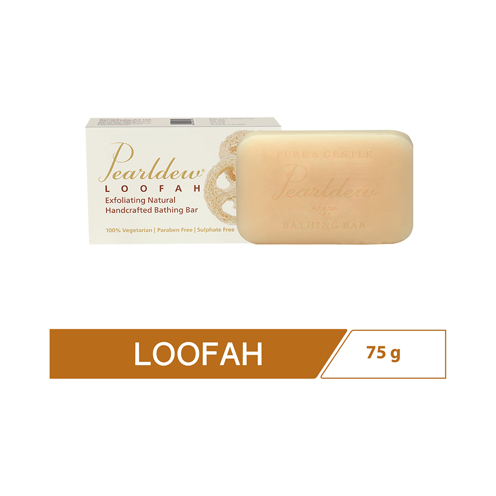 Pearldew Loofah Exfoliating Natural Handcrafted Bathing Bar (75gm Each) - Image 3